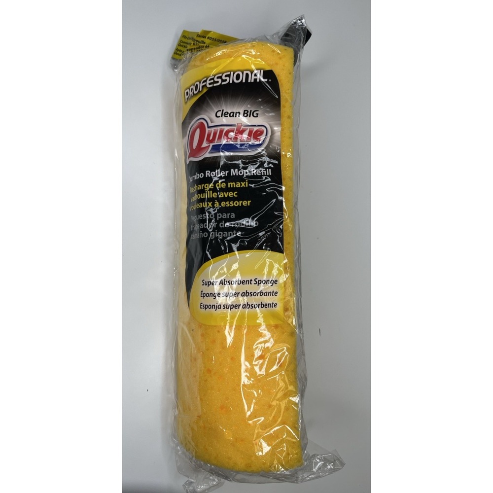 Quickie Professional Jumbo Roller Mop Head Refill Type P Model Fits #055 #055B